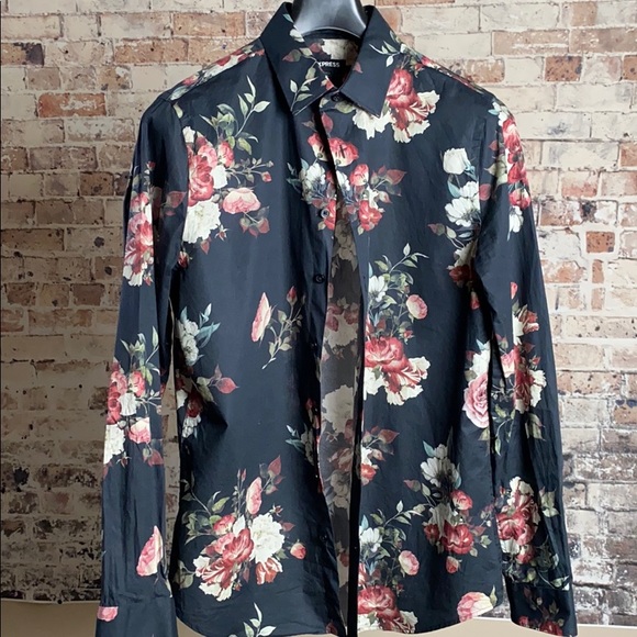 Express Other - Men’s Floral Dress Shirt from Express Size M